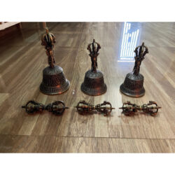 Tantric Dharma Instruments Vajra Bell and Pestle